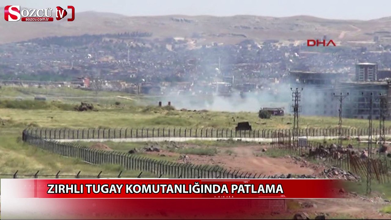 Zırhlı tugay komutanlığında patlama