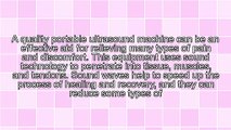 Ultrasound Therapy Pain Relief Tips