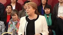 Bachelet pide la renuncia a sus ministros y anuncia cambios en el gabinete