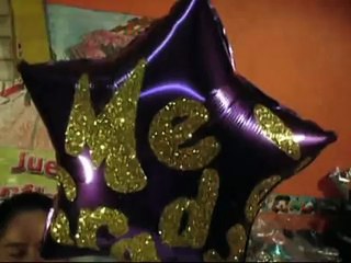 Como grabar globo metalico con diamantina