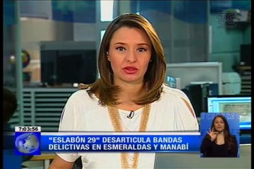 Video herunterladen: Operativo Eslabón 29 desarticula bandas delictivas en Esmeraldas y Manabí