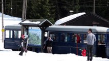 Col de Voza , Prarion, tramway du Mont Blanc, aiguille du midi