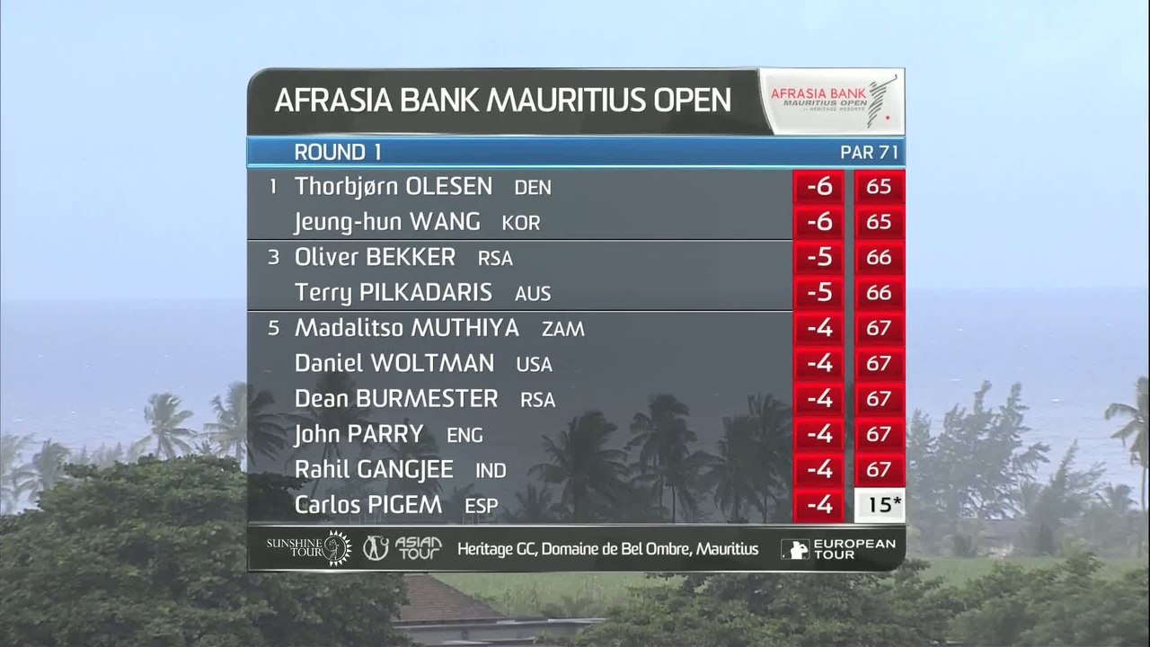 GOLF - EPGA : Mauritius Open J1