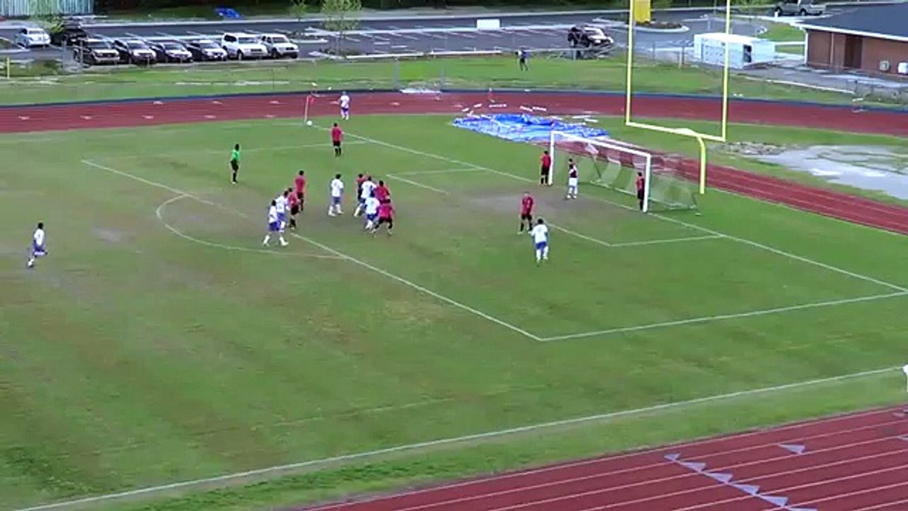 Incredible bicycle kick assist & bicycle kick goal scored by James Island Boys Soccer Team