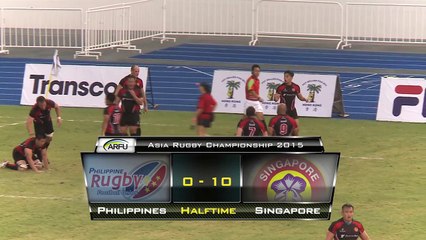 Philippines v Singapore - 2015 ARC Div I Semi final highlights May 6,2015