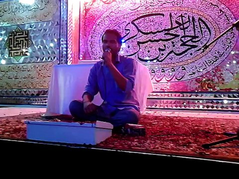 Own Rizvi Reciting Manqabat Jab Khuda Ko Pukara at Jashn 12 Rajab at Markazi Imam Bargah