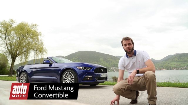 Ford Mustang Convertible (2015) : essai vidéo AutoMoto