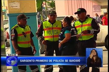 Un sargento primero de la policía se suicidó en Guayaquil
