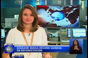 Ecuador busca Récord Guiness en reforestación