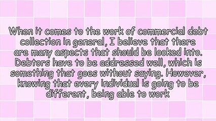 How Robust Is Commercial Debt Collection?
