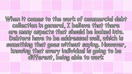 How Robust Is Commercial Debt Collection?