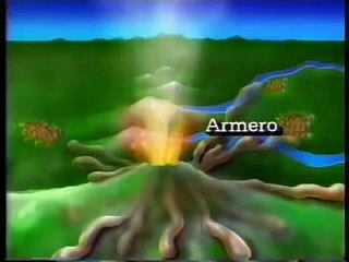 Erupción volcanica del Nevado del Ruiz - Colombia 1985