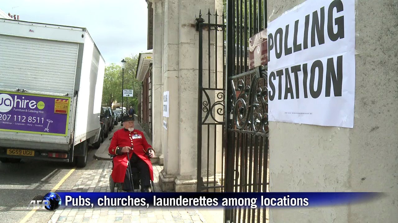 Britons head to most improbable polling stations