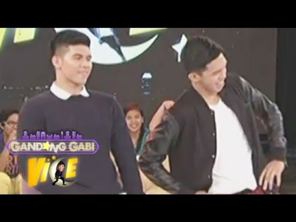 Kiefer, Thirdy do 'Wiggle' dance on GGV