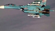 Встреча российского Су-27 с самолетом НАТО в небе над Балтикой...