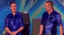 Organ duo Tony and Andrew , Britain's Got Talent 2015   Audition Week 1