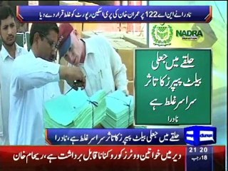 Dunya News - Pre-scan report presented by Imran Khan bogus: NADRA