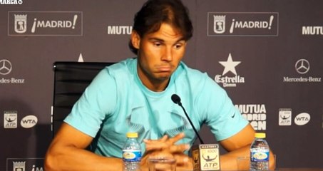 Rafael Nadal Press conference / R3 Madrid Open 2015