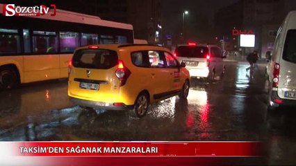 Yağmur İstanbul'u esir aldı