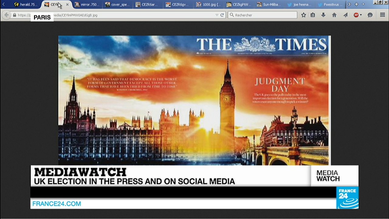#UKelection in front pages and memes