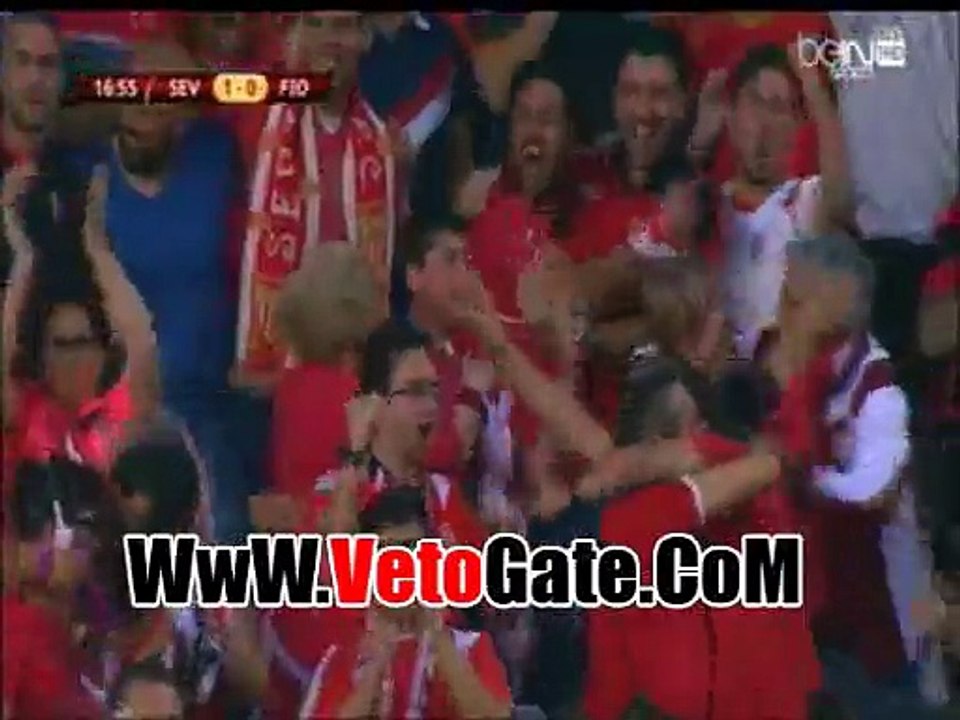 "فيدال" يتقدم بالهدف الاول اشبيليه فى شباك فيورنتينا