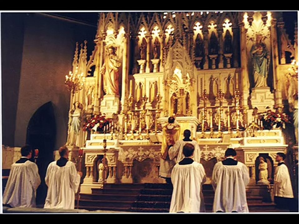 Traditional Catholic Latin Mass of the Angels video Dailymotion