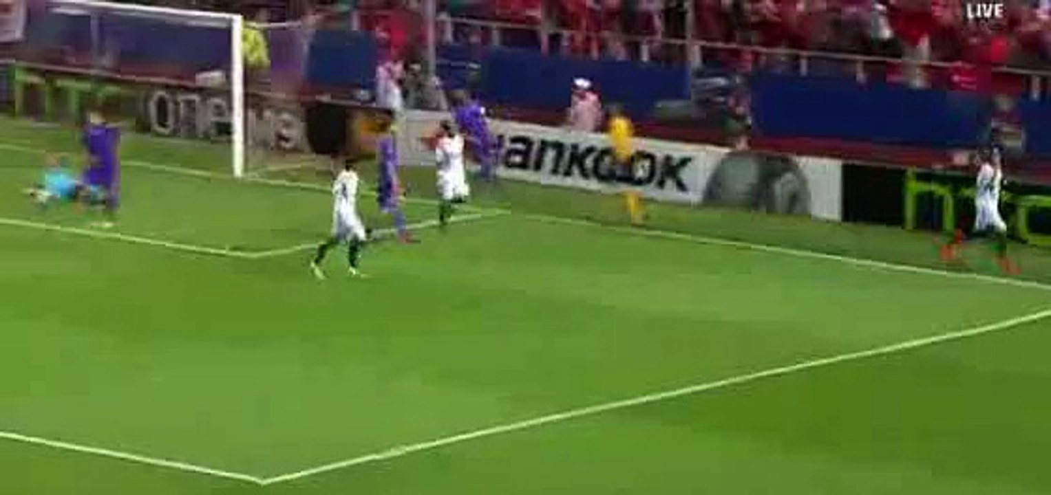 Sevilla vs Fiorentina 2-0 Aleix Vidal Second Goal 07.05.2015