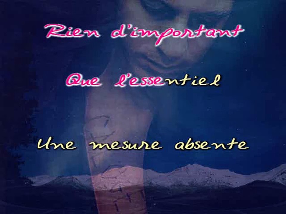 KARAOKE CALOGERO - Juste un peu de silence