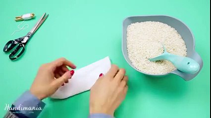 Ella decidió usar una media para algo muy creativo. El resultado no te lo imaginas