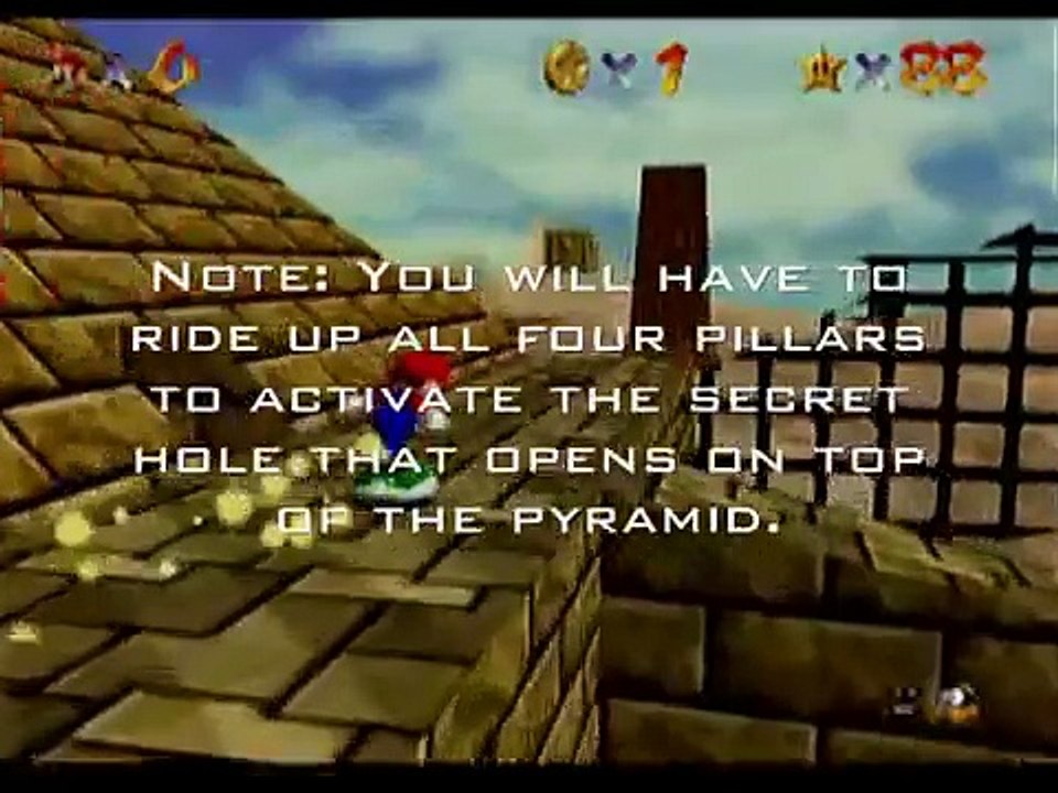 Super Mario 64 Walkthrough: Stand Tall On the Four Pillars