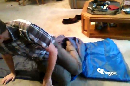 Peanut By EGOZ Easy to carry Blue Warm Adult Sleeping Bag Outdoor Sports Camping Hiking