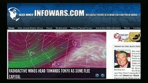 Infowars Alert: Fukushima Cover-up - 40 Years of Spent Nuclear Fuel Rods Blown Sky High!! 1/3