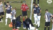 Videla Injury - Montevideo Wanderers vs Racing Club - Copa Libertadores 07.05.2015
