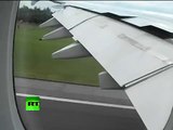 Amateur videos: Qantas A380 engine failure, emergency landing