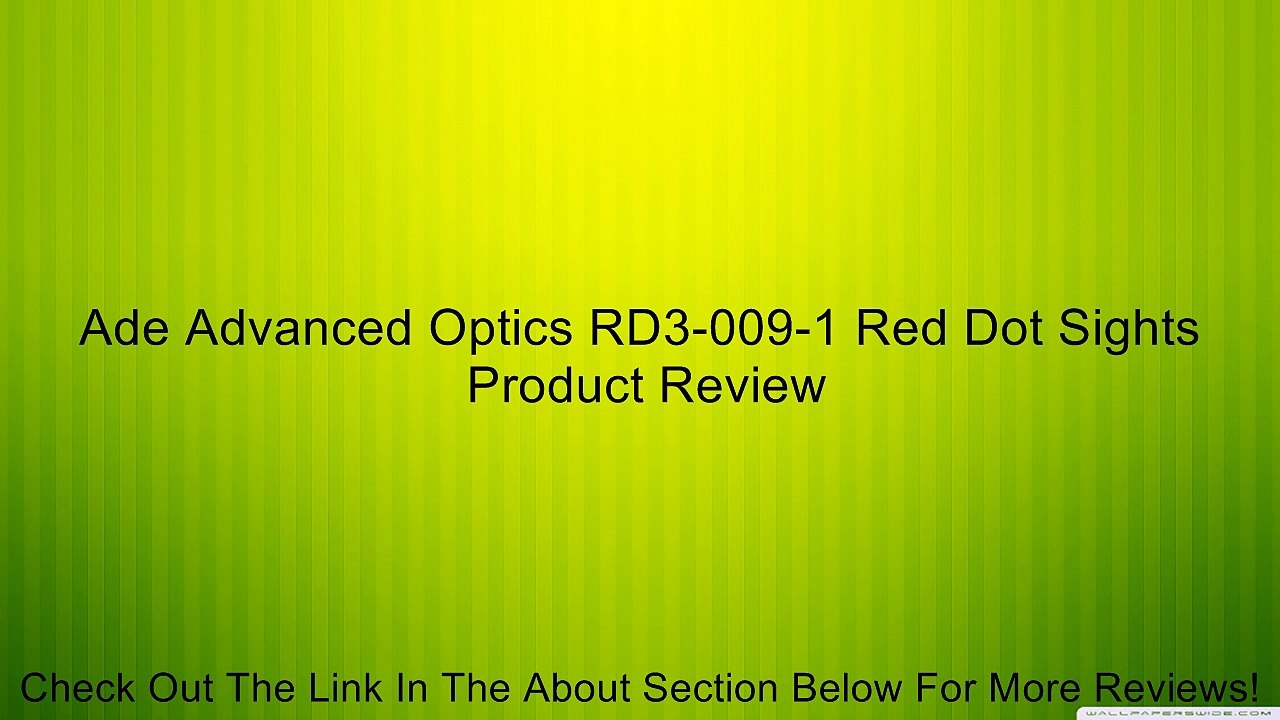 Ade Advanced Optics RD3-009-1 Red Dot Sights Review