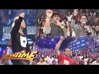 Madlang people does majorette with Vice, Billy at Vhong