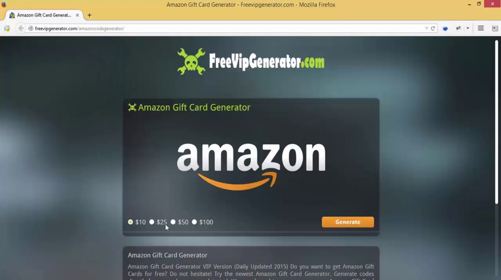 Amazon Gift Card Generator 2015 New Version Leaked Video