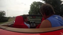 Test sürüşü sırasında Ferrari ile kaza yapan adam
