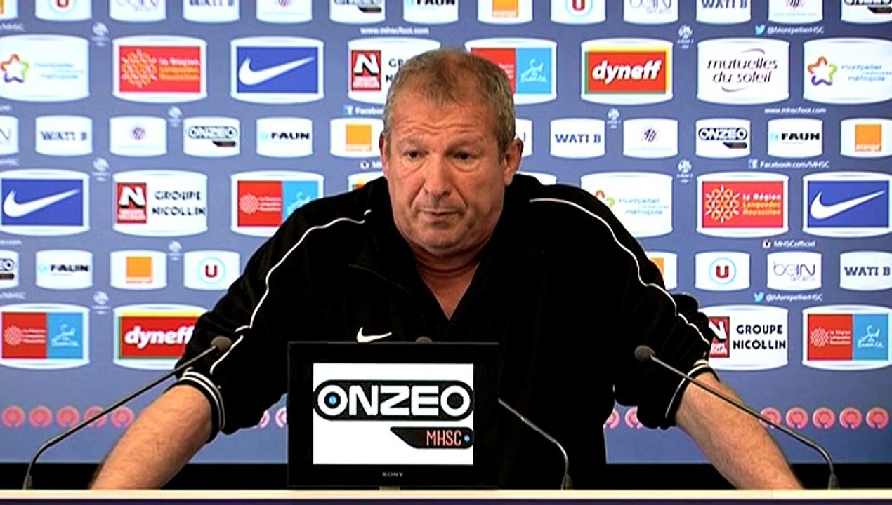 Rolland Courbis avant RC Lens vs MHSC (36ème journée L1)