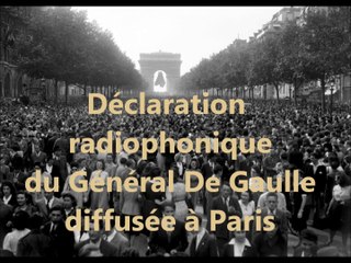 Déclaration du Général De Gaulle le 8 mai 1945