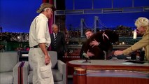 David Letterman    Jungle  Jack Hanna and a Black Bear