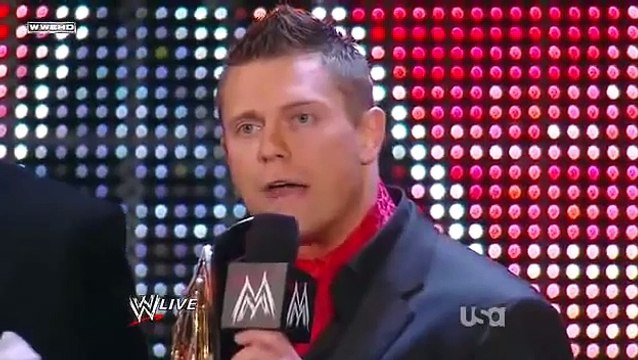 WWE RAW 4/4/11 The Miz Interrupts Stone Cold Steve Austin