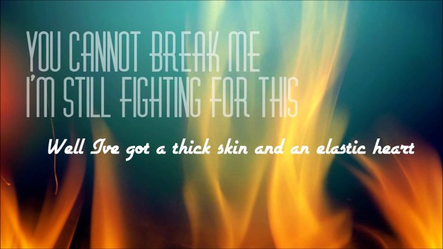 Sia - Elastic Heart (Lyric Video) Feat. The Weeknd & Diplo