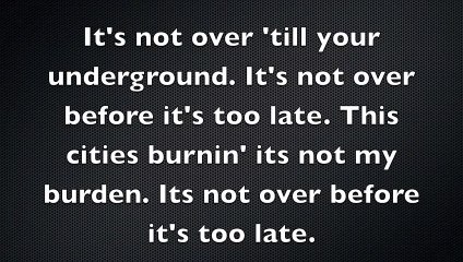 Letterbomb by Green Day Lyrics