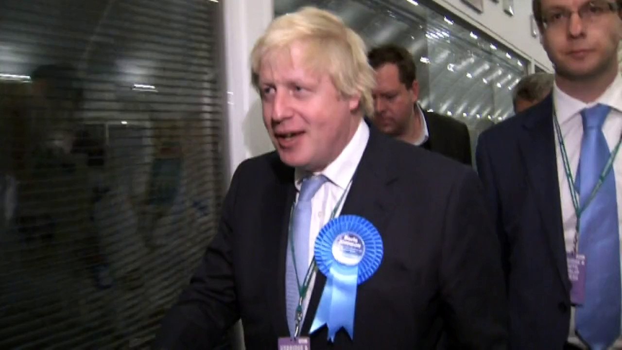 Boris Johnson on exit poll: "You can't count your chickens"