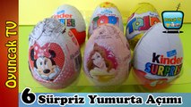 Sürpriz Yumurtalar Mickey Mouse, Disney Prensesleri, Kinder Sürpriz Yumurta Oyuncakları