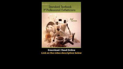 Download Miladys Standard Textbook for Professional Estheticians By Joel Gerson