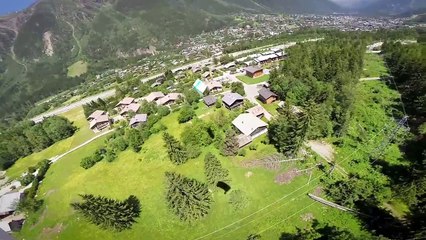 Reverse Wingsuit Flying in the French Alps