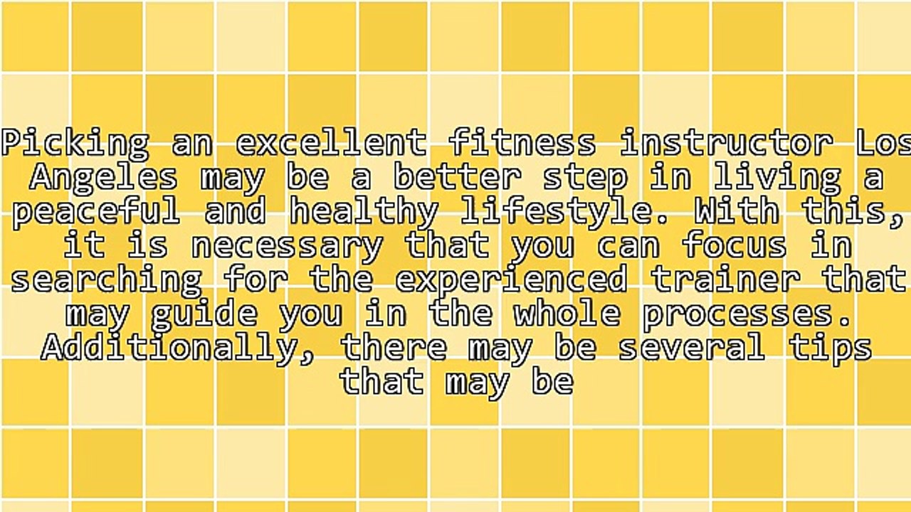 How To Select A Fitness Instructor