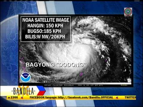 Typhoon Dodong strengthens ahead of landfall